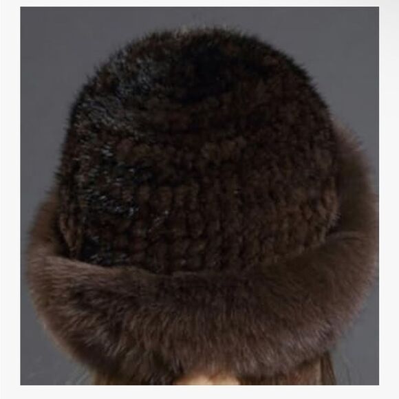 Brown Mink Winter Hat main image 4